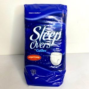 SleepOvers (Goodnites)‎ Youth Pants By Cuties Large/X-Large 60-125lbs